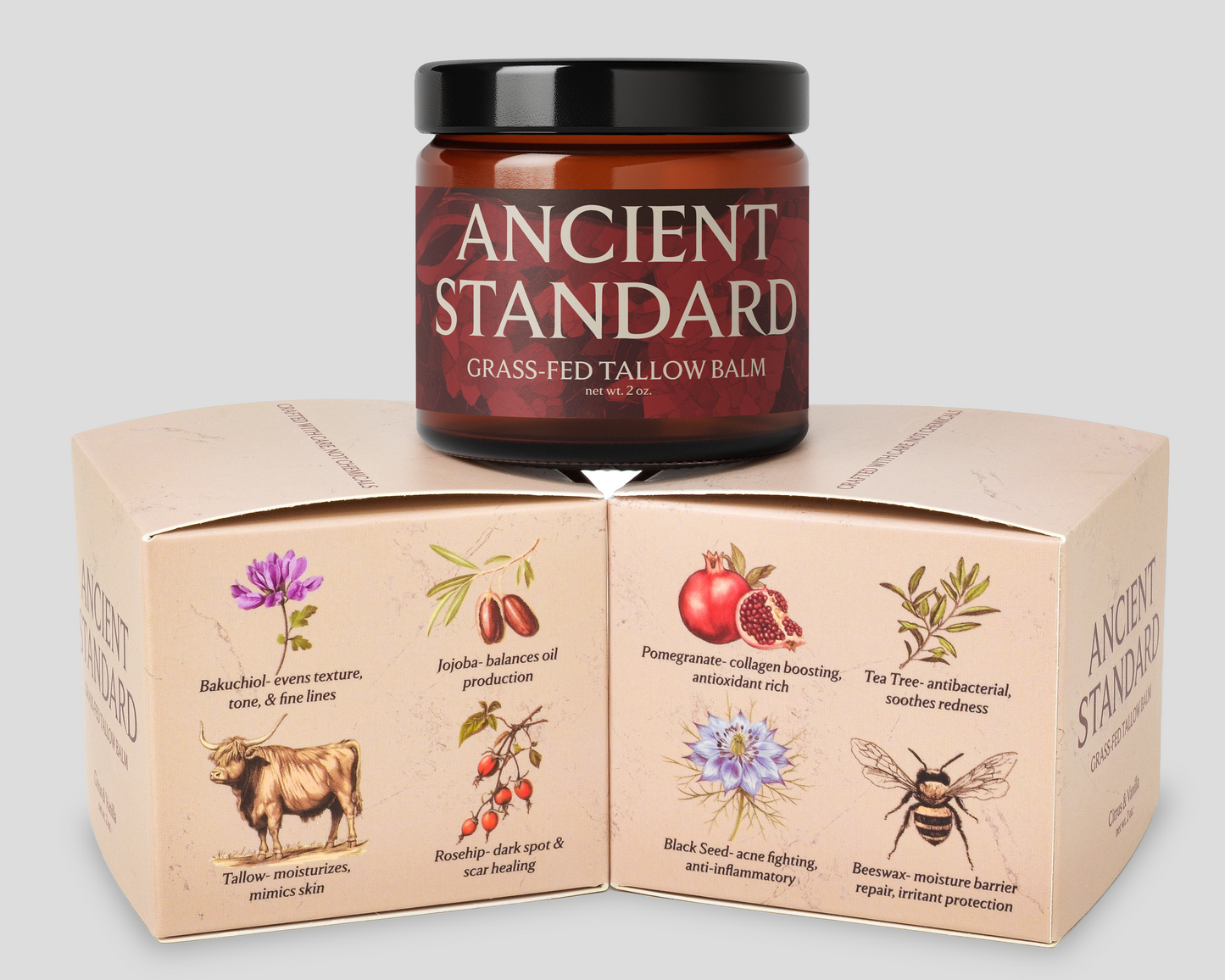 100% Grass-Fed Tallow Balm